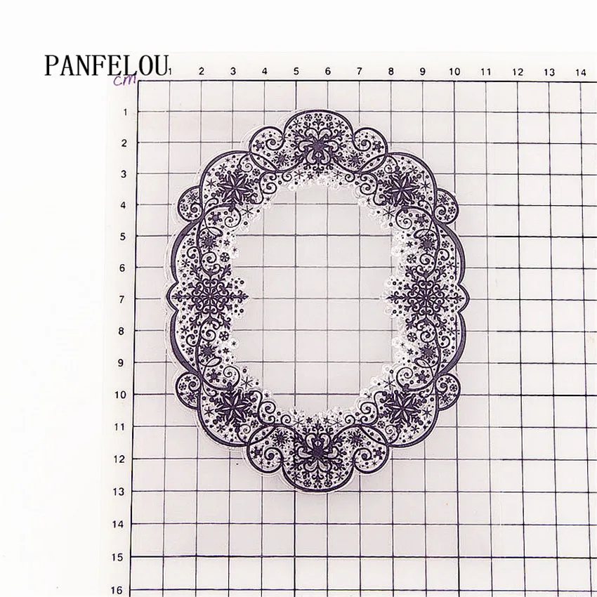 PANFELOU 11x15 кристма бутон Шелковый венок прозрачный силиконовый штамп/печать DIY Скрапбукинг/фотоальбом прозрачные штамп листы