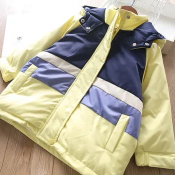 

New Boy Girl Down Coats Kids Fashion Jacket Parka Warm Thicken Children Snowsuit Unisex Boy Girl Thick Hoodie Winter Outwear