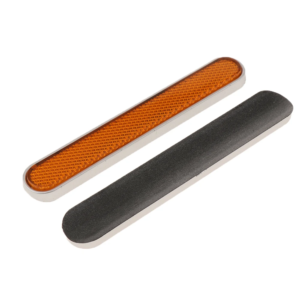 Adhesive Motorcycle Plastic Rear Fender Side Reflector for Harley Sportster 883 1200 Front Fork Leg Reflector Cover 