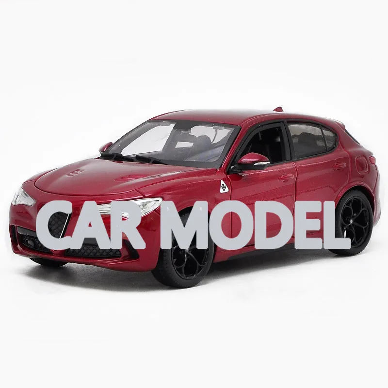 1:24 Масштаб сплава игрушечные транспортные средства Alfa Romeo Stelvio модель автомобиля Детские игрушечные машинки авторизованный игрушки для детей