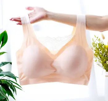 

Japan Seamless Bra Plus-sized Womenswear mm Push up Non-Steel Ring Shock-resistant Running Vest Large Size Bra Sports Brassiere