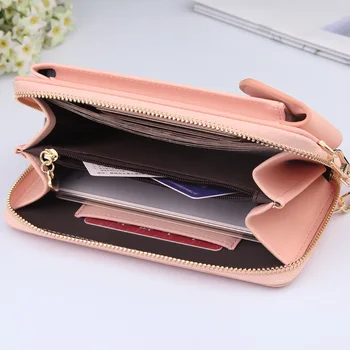 

Womens Wallet Blocking Bifold Multi Card Case Wallet with Zipper Pocket Crosshatch