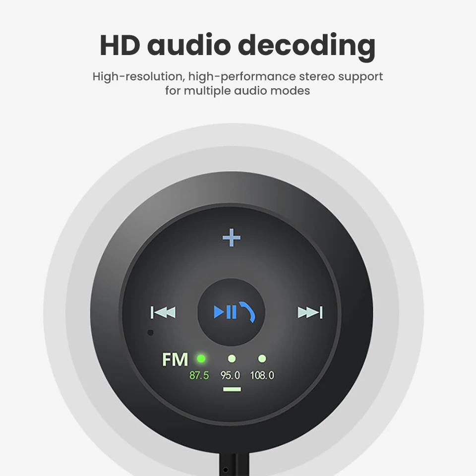 AOSHIKE 24V автомобильный Bluetooth fm-передатчик BLuetooth V5.0 EDR автомобильный bluetooth-приемник с кабелем Вход AUX fm-передатчик