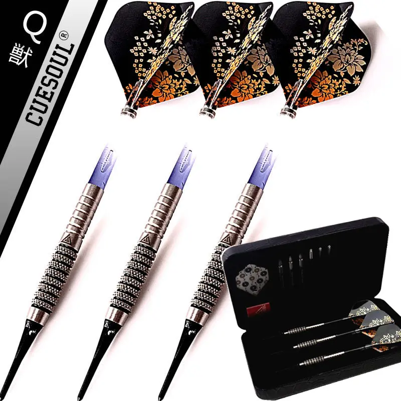 Новинка CUESOUL 90% Tungsten 3 шт./компл. 18g 14 5 см Дротика s Профессиональная игра мягкий