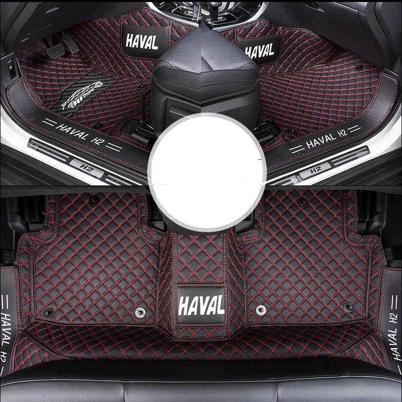 Для Защитные чехлы для сидений, сшитые специально для great wall Haval H2 кожаные автомобильные коврики ковер интерьер Авто ножные matten