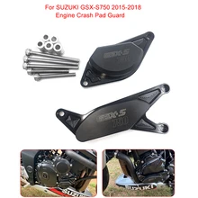 Motocicleta CNC GSX-S750 Guarda Motor Bater Pad Slider Quadro Protector Para SUZUKI 2015 2016 2017 2018 2019 750 GSX GSX-S S750