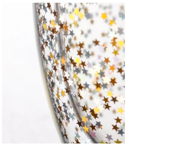 Transparenter, doppelschichtiger Glasbecher mit Sternenhimmel, Frühstücksmilch, Kaffeetasse, Saftbehälter, Valentinstagsgeschenk, Küchenbedarf_voghion.com