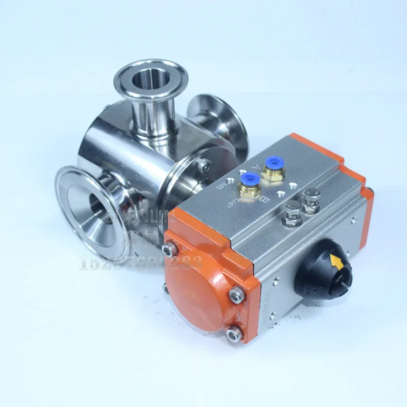 

Rotary Valve Pneumatic Actuator Shift Valve for Piston Filling Machine Spare Parts of Filler AT52+DN25 filling valve SS304 SHENL