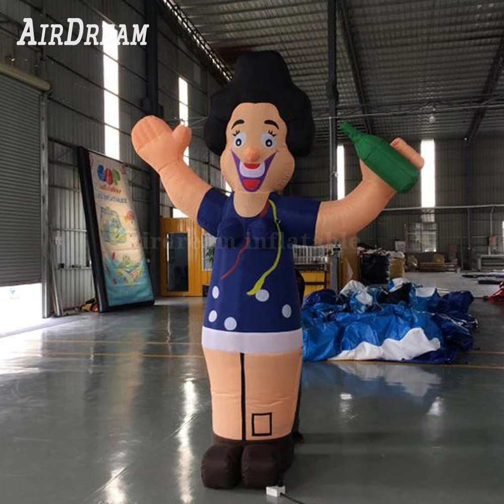 Commercial Netherland inflatable sarah old man woman advertising Holland inflatable cartoon characters 5
