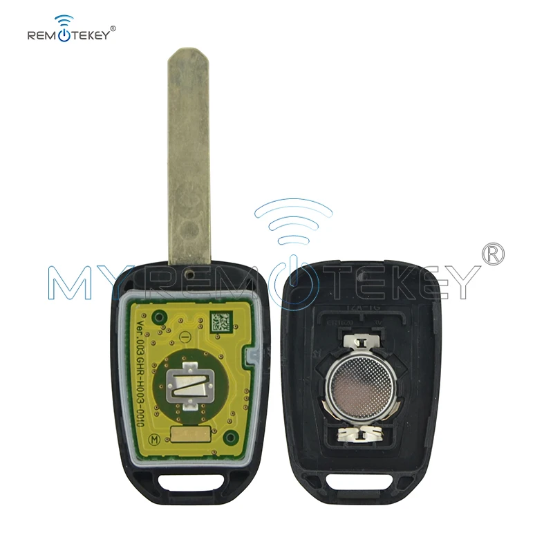 Remtekey дистанционный ключ 2 кнопки с panic HON66 blade 313,8 МГц MLBHLIK6-1T для Honda Accord Civic CRV 2013