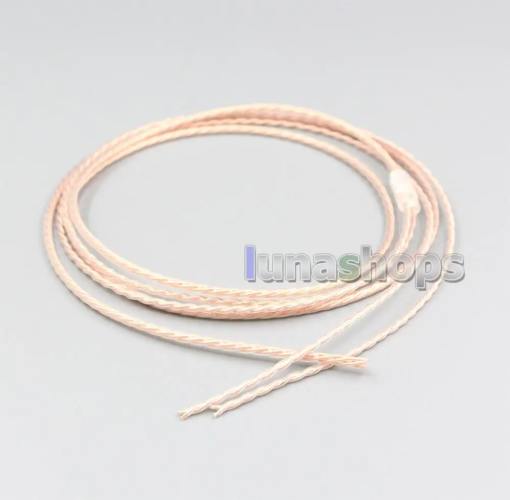 LN004810 оптом 1,2 м Pure 5N PCOCC наушники кабель для наушников DIY на заказ или ремонт провода для наушников
