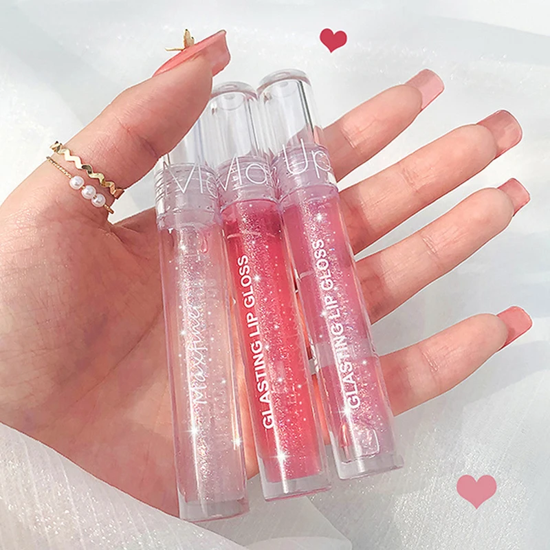 Natural High Gloss Lipstick Long Lasting Moisturizing Nourishing Lip