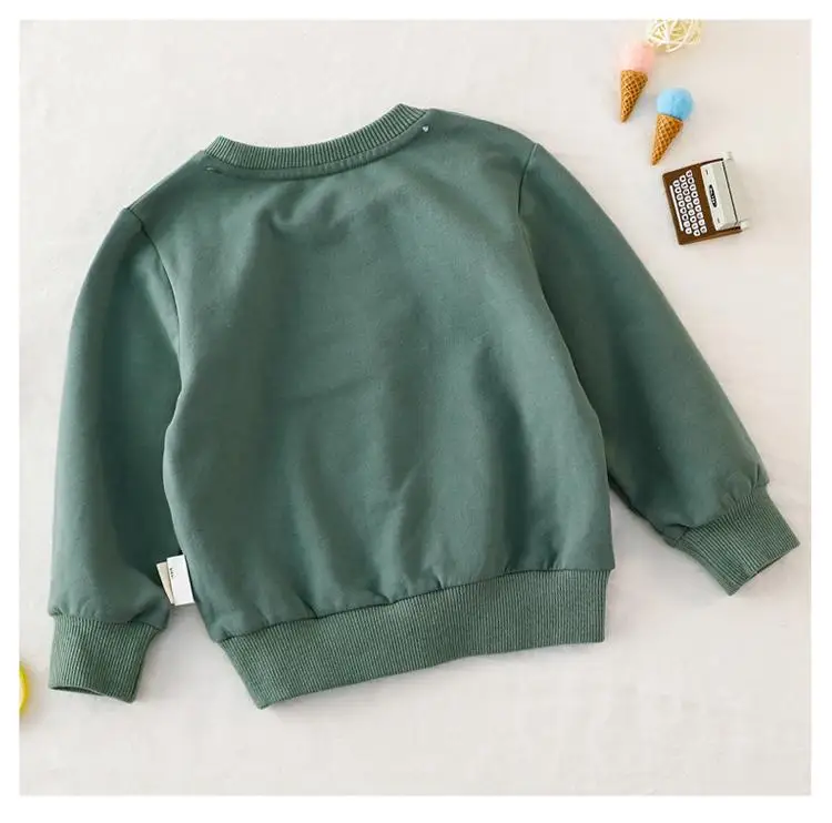 Baby Brand Clothes Children Hoodies Sweatshirts Boys Girls Cotton Cartoon Animal Print Kids Sweatshirt Active Sale O-neck