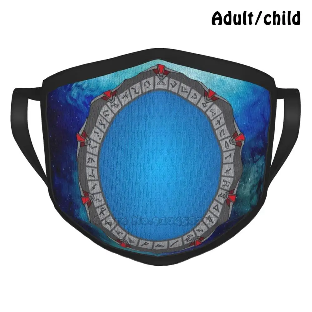 Stargate | Sg1 противопыльная многоразовая маска для лица сделай сам Atlantis Universe Sgc