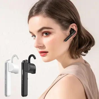 

Remax RB-T35 Bluetooth Earphone Headset Car Business Stereo Earbuds Noise Cancelling Hands-free Call Wireless Earphone