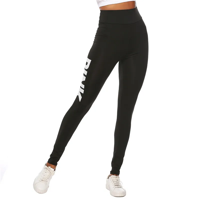 Leggings Women Casual High Waist Sports Gym Running Fitness Leggings S-3XL Pants Athletic Trouser Slim Pants HBP303