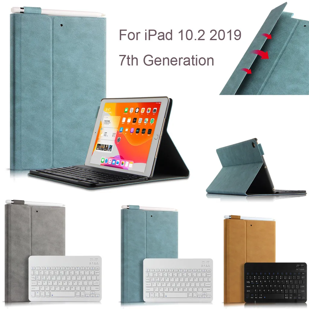 Тонкий чехол-подставка с ручкой для IPad 10," " с функцией пробуждения/сна