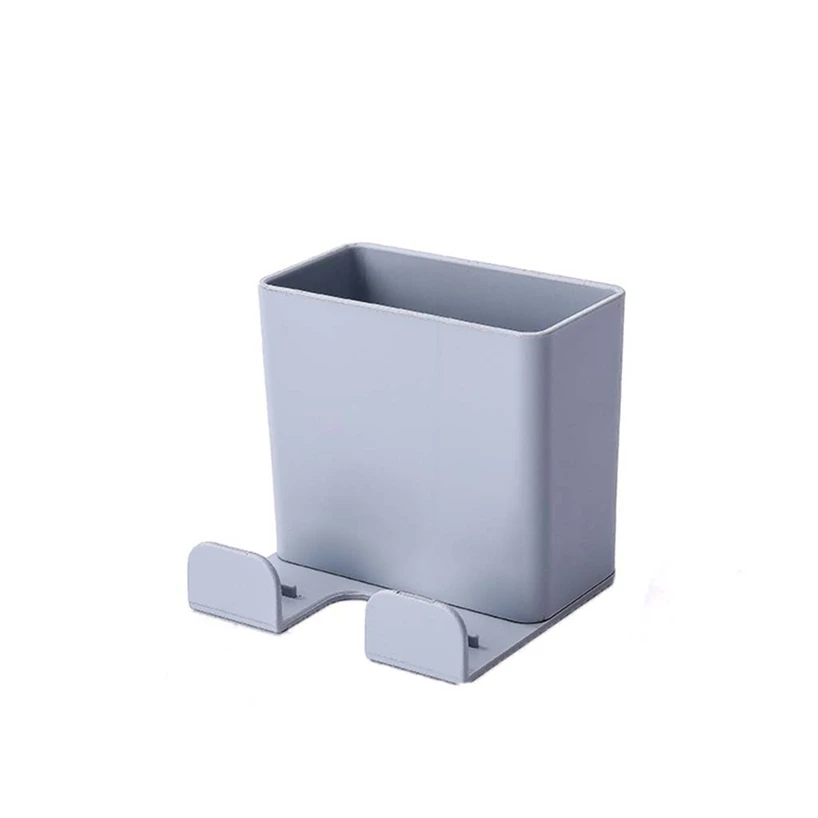 Practical portable wall-mounted remote control mobile phone charging bracket storage box home office non-hole switch