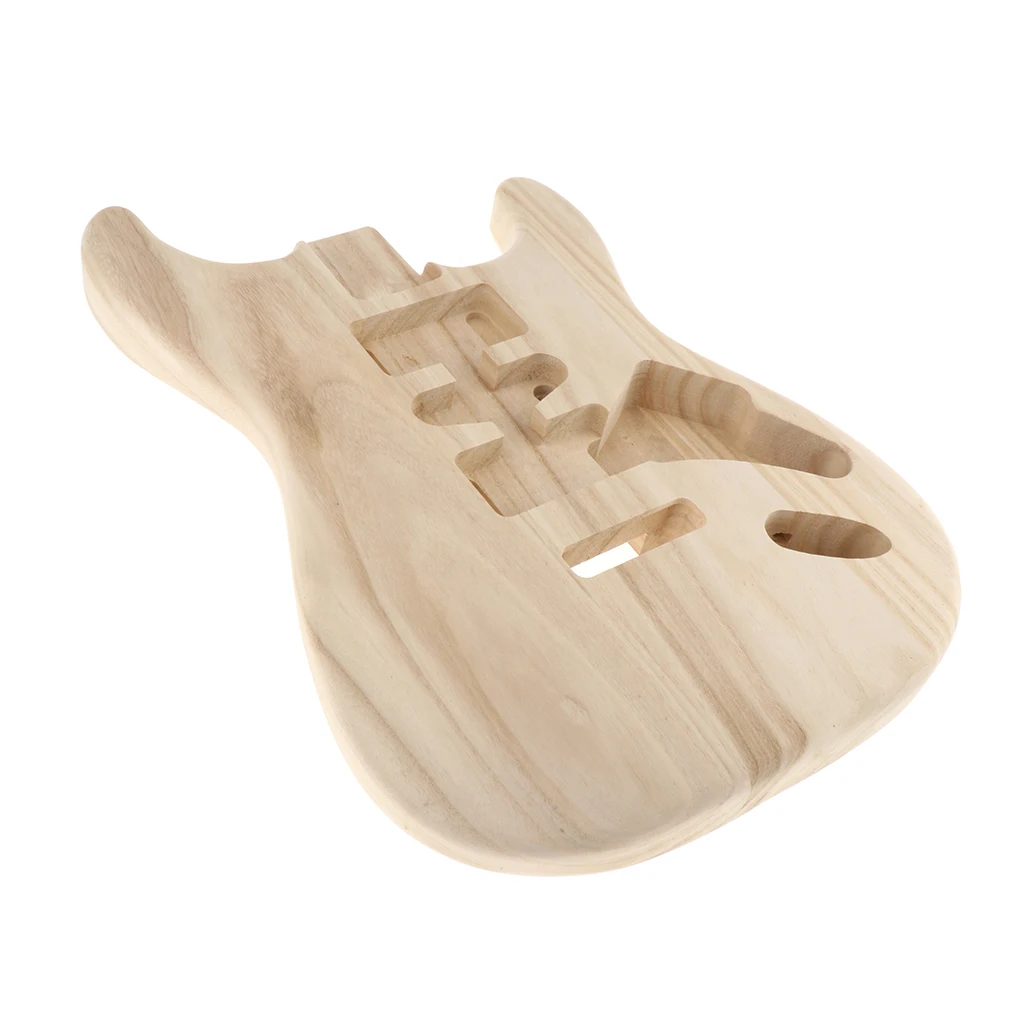 1pc Sycamore Guitar Unfinished Body Barrel for ST Electric Guitar Parts