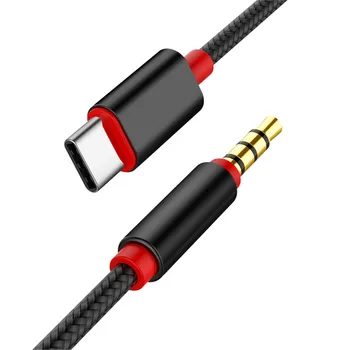 

USB C to 3.5mm AUX Headphones Type C Male Aux Audio Cable 3.5 Jack Adapter For Huawei Letv Le Max 2 X820 Xiaomi 8 9 Audio Cables