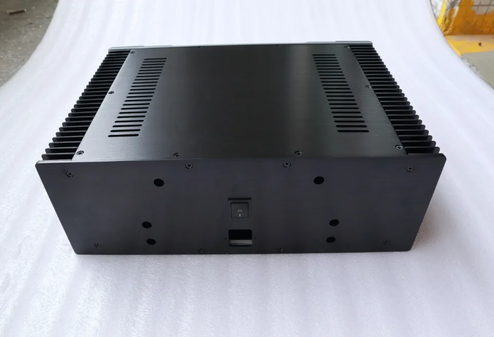 KYYSLB Class A Power Amplifier Chassis on Both Sides of The Radiator Rear Stage Chassis Pure Rear Aluminum Chassis 4315 DIY Case