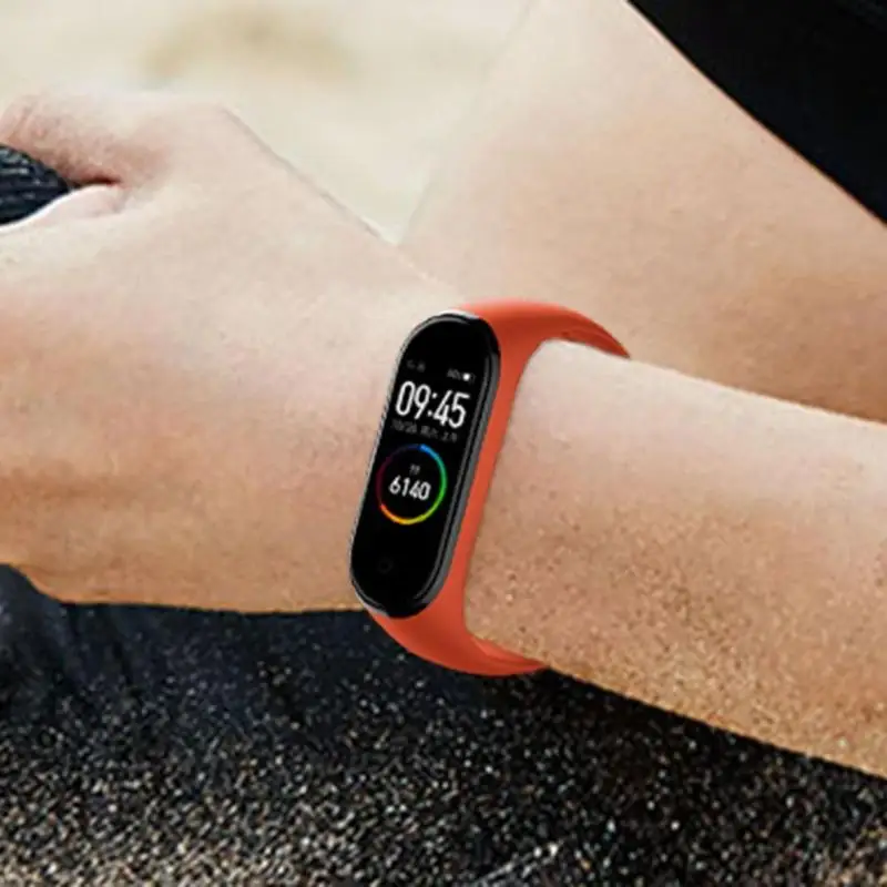 Китайская версия Xiaomi Mi Band 4 Bluetooth Музыка 5ATM пульсометр фитнес влагостойкие умные часы с ремешком браслет с сенсорным экраном