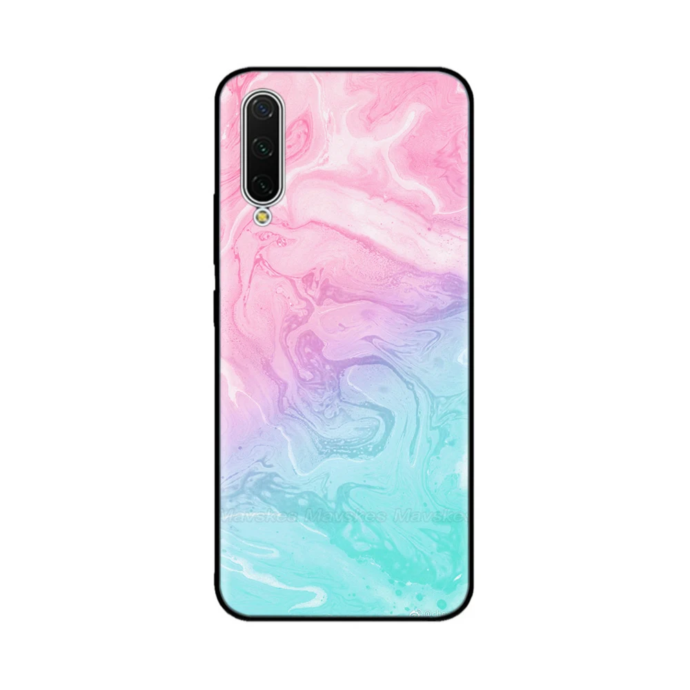 neck pouch for phone Silicone Case For Xiaomi MI A3 Case Cute Cartoon Funda Phone Case For Xiomi Xiaomi MI A3 Bumper Coque MiA3 A 3 Soft Cover Case best iphone wallet case Cases & Covers