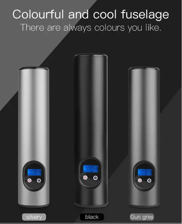12V Rechargeable Air Pump Tire Inflator Portable Compressor Digital Car Tyre Pump for Car Bicycle Tires Ball Tire Bike PumP