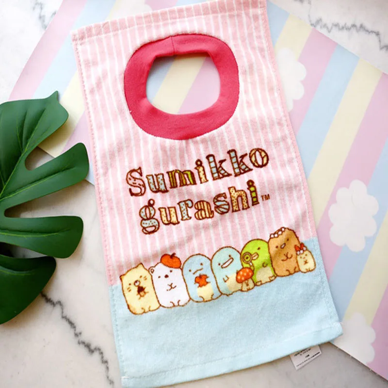 DALEMOXU Cartoon Baby Bib Cotton Towel Material Kids' Things Soft Toddler Spit Milk Eating Burp Cloth Apron For Children 0-3Year