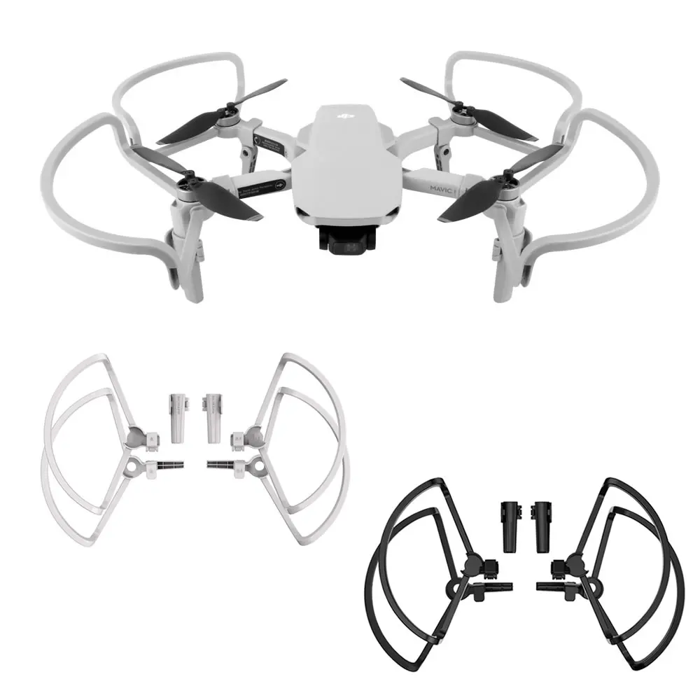Crazy Sale PQS 4pcs Propeller Guard Protector for DJI Mavic mini Platinum Drone Blade Bumper Props Quick Release Protective Cover Landing Gear 