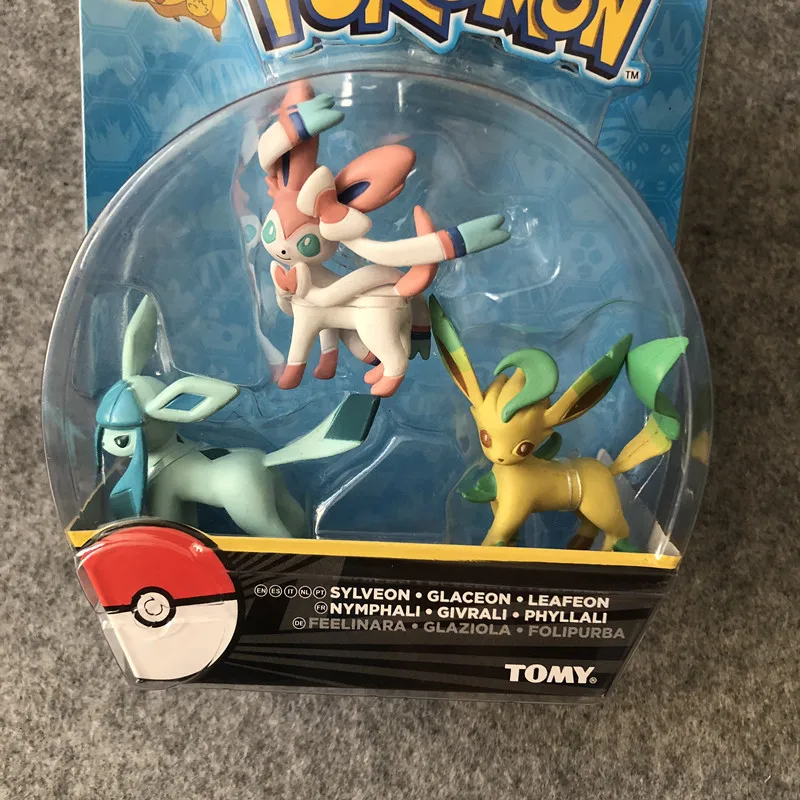 TAKARA TOMY POKEMON Vaporeon Jolteon Flareon Espeon Umbreon Sylveon Glaceon Leafeon Фигурки игрушки для детей