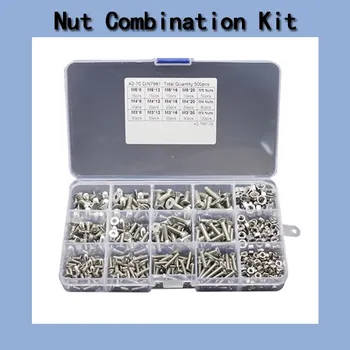 

M2 M3 M4 M5 Hex Button Socket Head Cap Screw Nut Hexagon Metric Thread Machine Bolt Assortment Kit Set 304 Stainless Steel