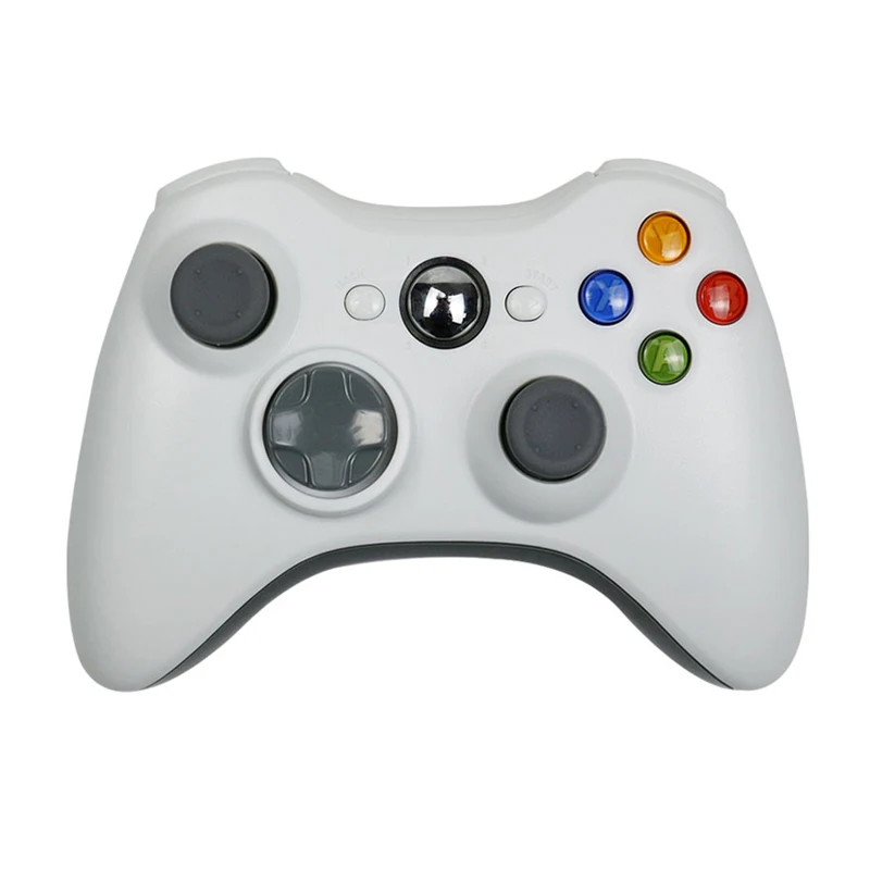 Wireless White Геймпад для xbox 360 беспроводной/проводной контроллер для xbox 360 беспроводной джойстик для xbox 360 игровой контроллер Joypad - Цвет: Wireless White