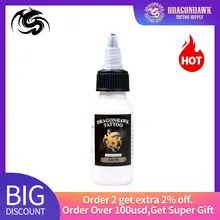 Dragonhawk тату чернила 1 шт в комплекте серебряного цвета Цвет набор для приготовления чая 1oz бутылки Цвет белый