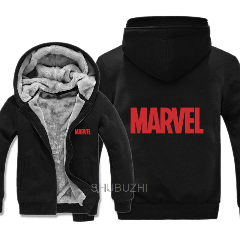 Модные новые толстовки с Marvel, Зимние флисовые кофты с капюшоном "Marvel", пальто с теплой подкладкой, модная Толстовка супергероя для косплея, куртка, M-5XL