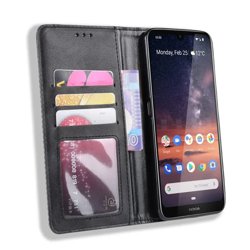 Чехол С Откидывающейся Крышкой для Nokia 2,2 3,2 4,2 чехол Магнитный коса из искусственной кожи чехол-бумажник чехол для Nokia 2,2 3,2 4,2 чехол для телефона чехол