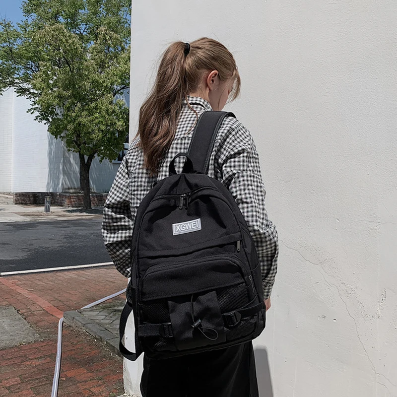 Fashion Girl College School Bag New Trend Women Backpack Book Bagpack for  Teenager Travel Bag Rucksack Mochila Escolar