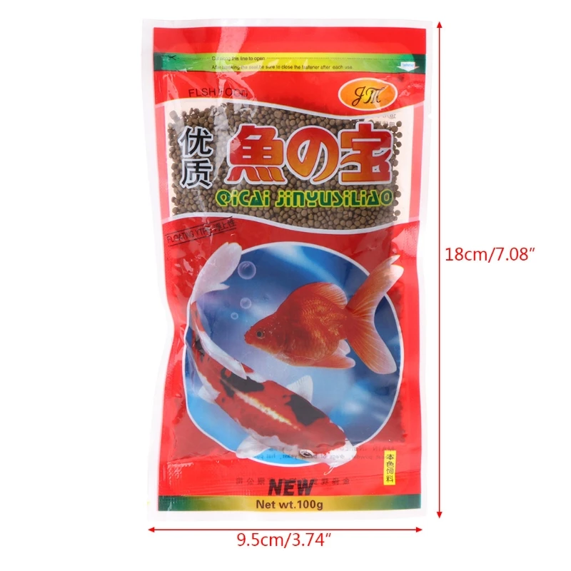 47 г кормовые зерна для рыб протеиновый корм аквариума золотых рыбок тропический