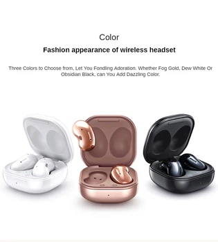 

High quality For SM-R180 Bluetooth Wireless Headphones Touch Earphones Noise Reduction headsets for Samsung Live pk R175 R170