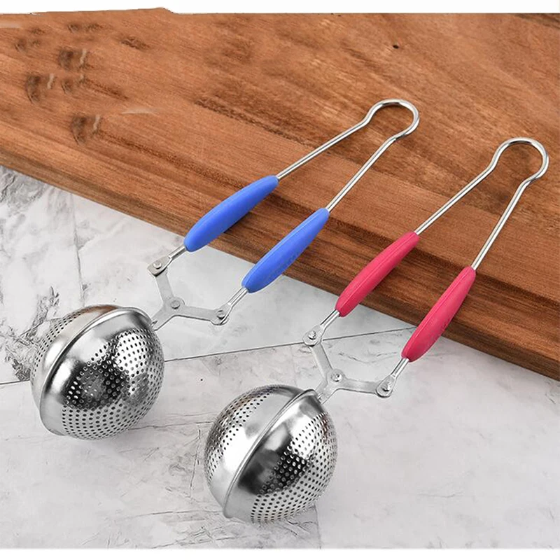 

Tea Infuser Stainless Steel Sphere Mesh Tea Strainer Handle Tea Ball Tea Bag Filter Tea Tools