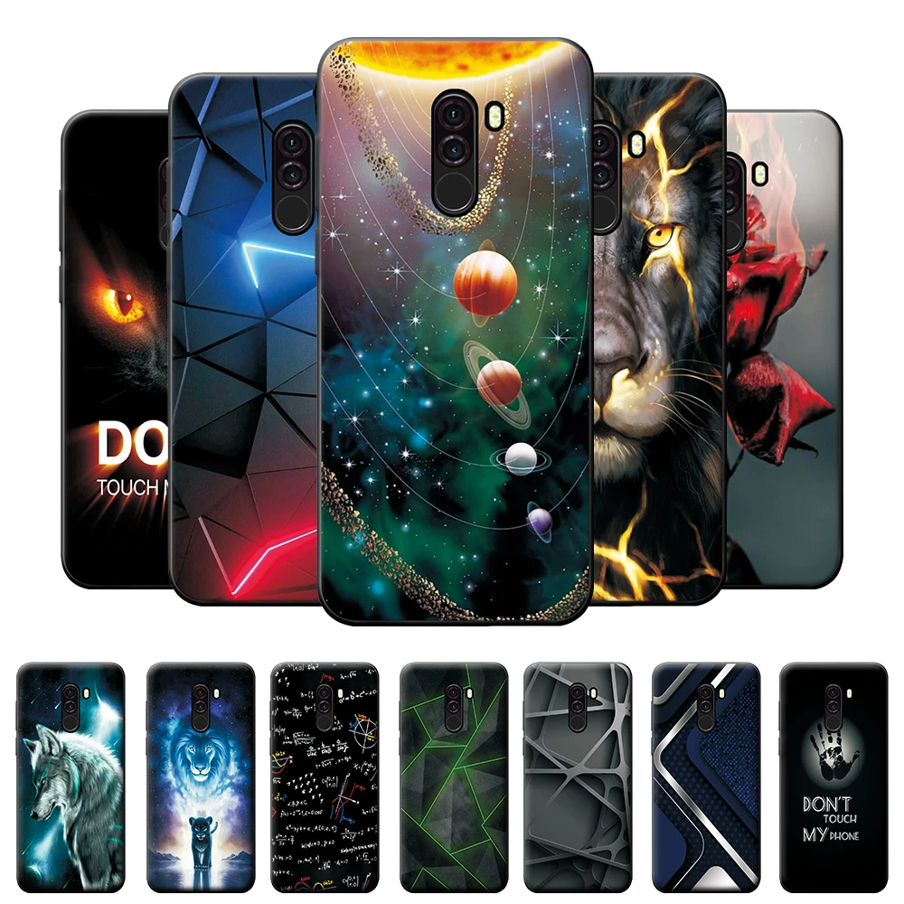 mous wallet Case For Xiaomi Pocophone F1 Case Xiaomi Pocophone F1 Back Cover Soft Silicone TPU Case For Xiaomi Pocophone F1 Protective Case waterproof case for phone