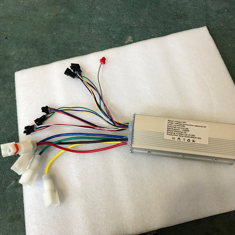 1000 Вт контроллер электровелосипеда lcd DC48V28A управления Бесколлекторный двигатель контроллер электрического велосипеда велосипедный контроллер Ebike части Аксессуары