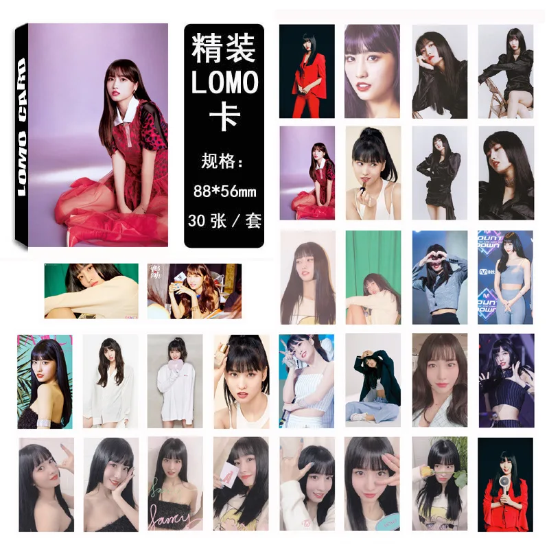 

30pcs/set Kpop TWICE Momo single Photocard set FANCY YOU album HD good quality Photo card twice kpop fans collection