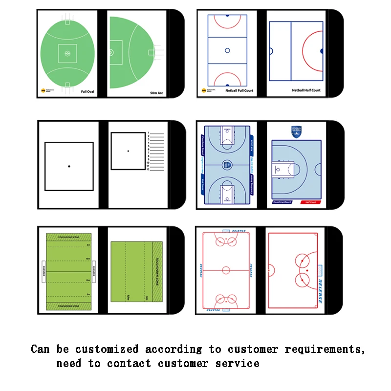 Настраиваемый логотип Футбольная доска магнитная тренерская тренировочная футбольная тактическая доска Заказная баскетбольная волейбольная гандбол буфер обмена