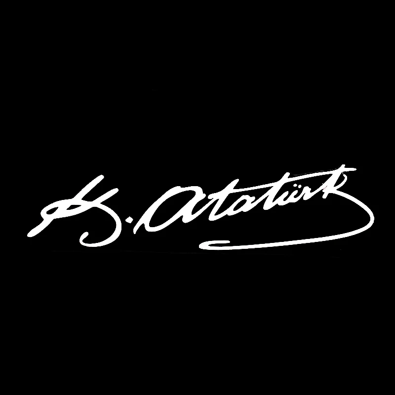 Adesivo Per Auto Con Autografo Atatürk Imza Mustafa Kemal, Ex