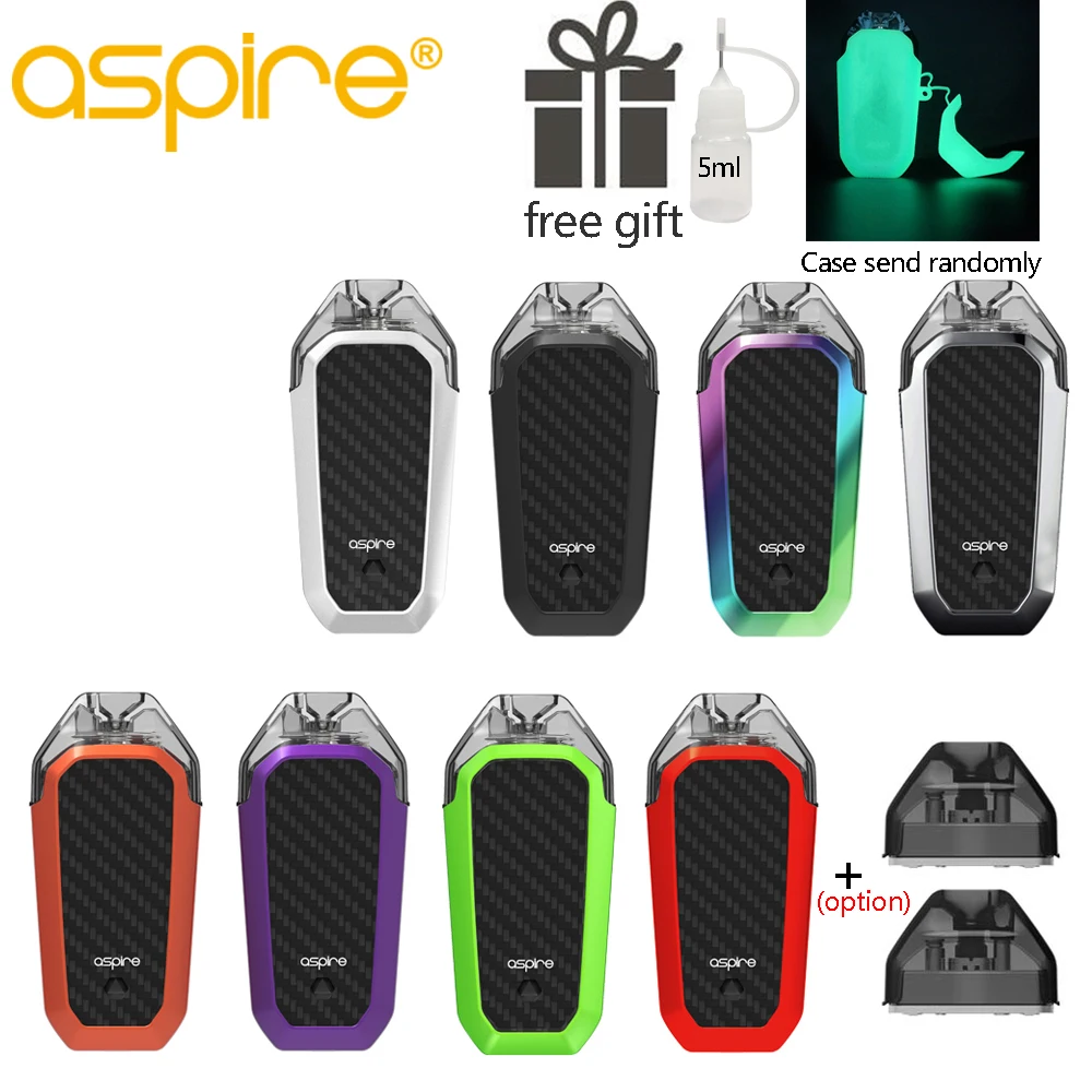 

Original Aspire AVP AIO MTL starter Kit Pod Vape 2ml Capacity Pod 1.2ohm Nichrome Coil Built-in 700mAh battery AVP AIO Kit