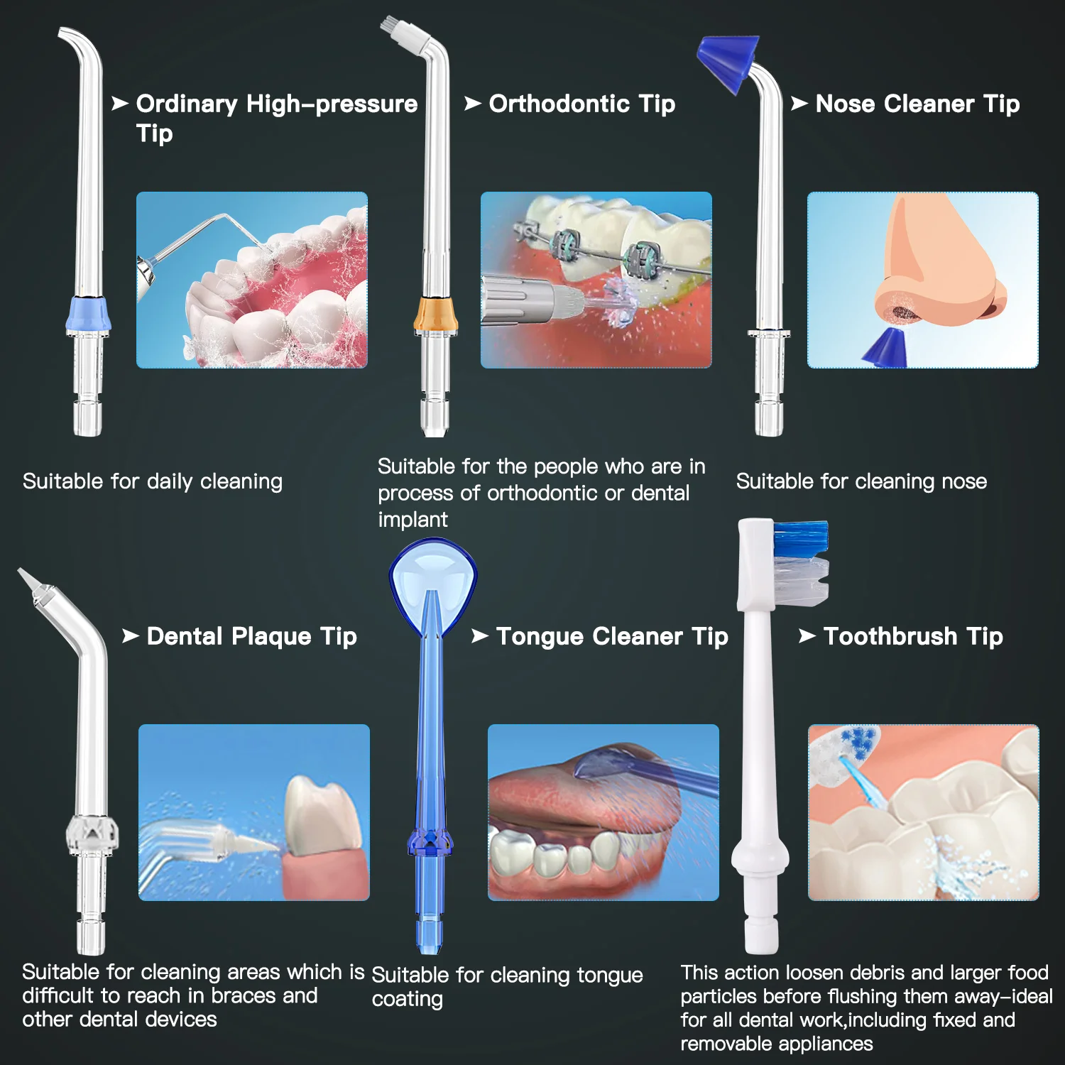 Oral Irrigator USB Rechargeable Water Floss Portable Dental Water Flosser Jet 300ml Irrigator Dental Teeth Cleaner with Bag oral irrigator dental cleaner water flosser