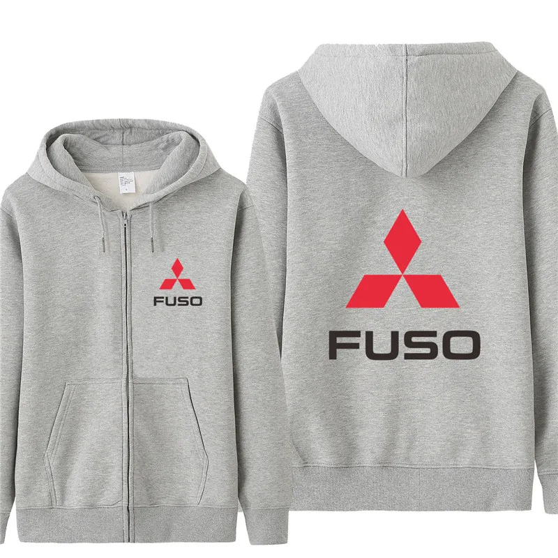 Осень Mitsubishi Fuso толстовки мужские модные пальто флисовый пуловер унисекс человек грузовик Mitsubishi Fuso Толстовка