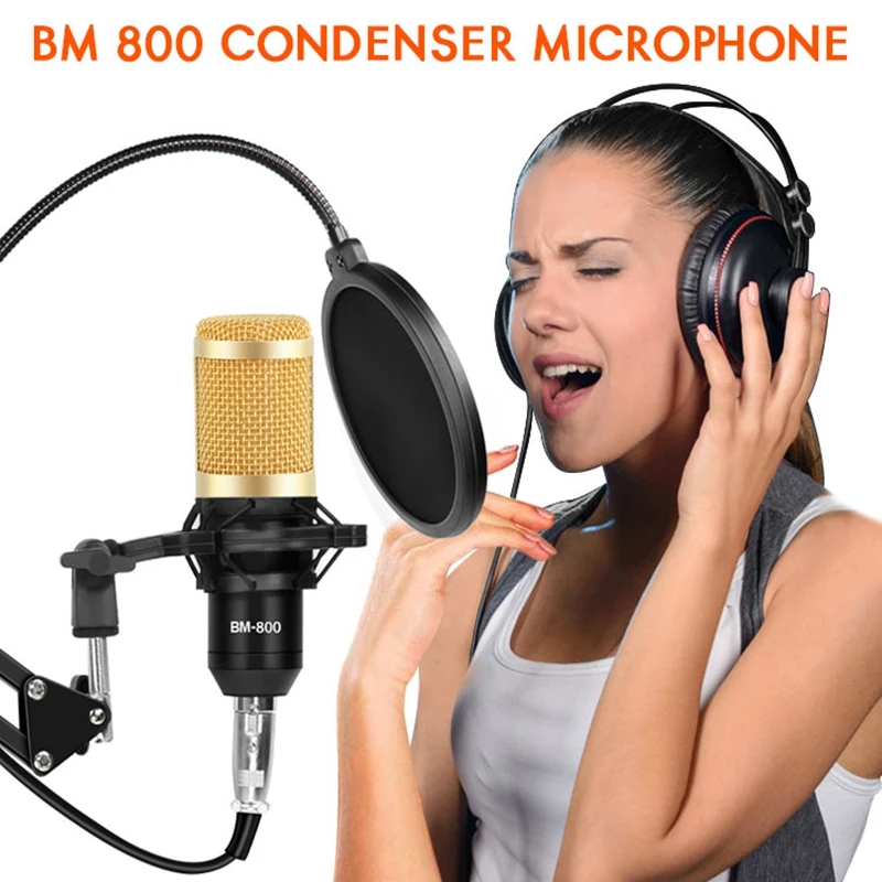 Lâmpada de Microfone para Gravação Bm800 para Estúdio Condensador Modelo Karaokê 800 - Image 6