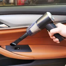 Mini aspirateur de voiture sans fil, humide et sec, Rechargeable, automatique, à main, pour la maison, forte aspiration